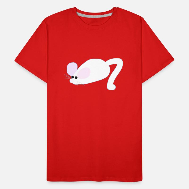 Enfants mignons / conception de souris de bébé T-shirt bio Premium Homme