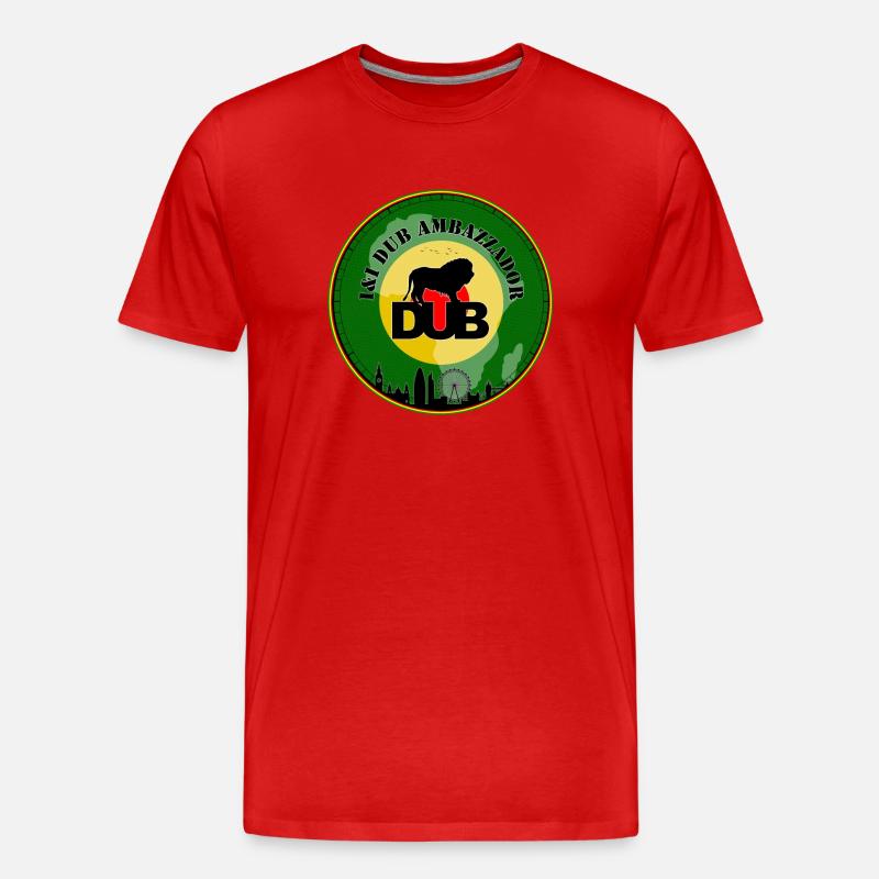 Synchronsprecher - Männer Premium Bio T-Shirt - Rot