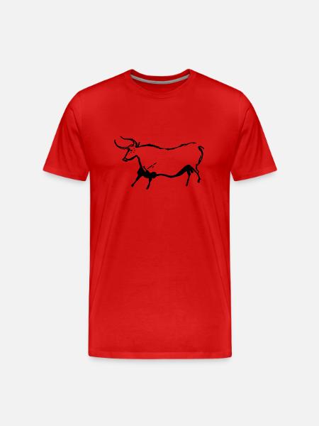 Auroch - Männer Premium Bio T-Shirt - Rot