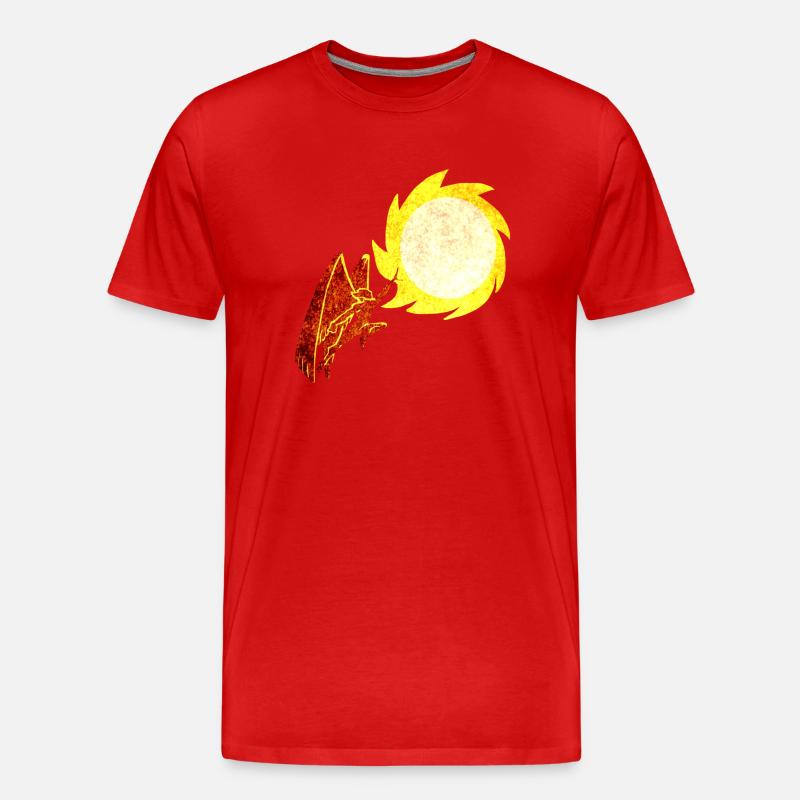Icarus2 - Männer Premium Bio T-Shirt - Rot