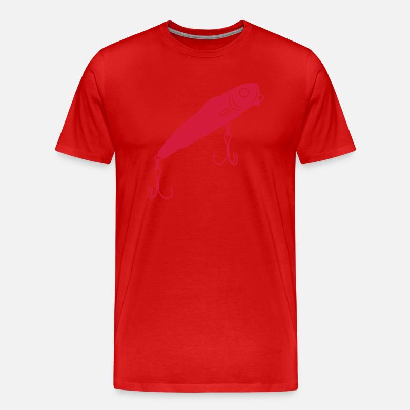 Fischköder_epc1 - Männer Premium Bio T-Shirt - Rot