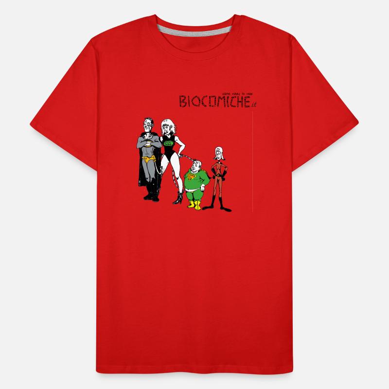 Antioxidative Superhelden Männer Premium Bio T-Shirt
