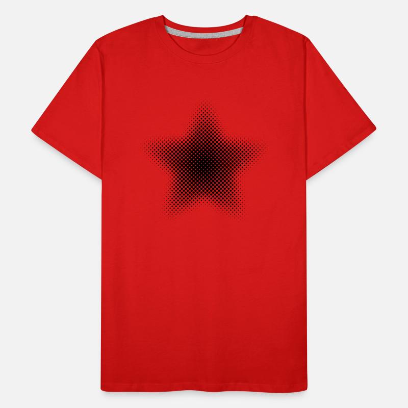 Points d’astérisque de pixel étoile T-shirt bio Premium Homme