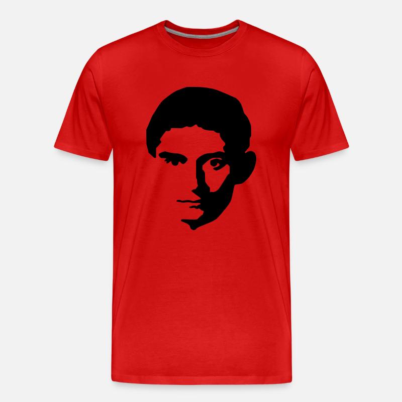 FRANZ KAFKA - Männer Premium Bio T-Shirt - Rot