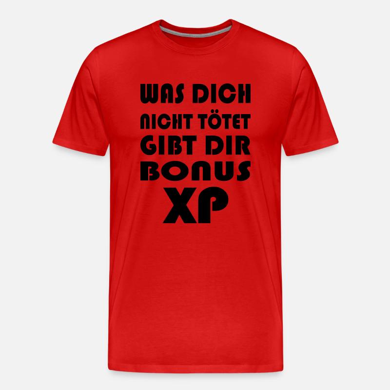 Bonus XP - Männer Premium Bio T-Shirt - Rot