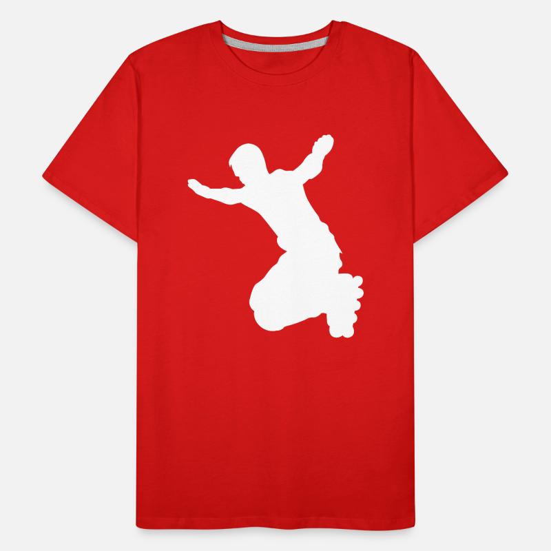 Patins rollers rollers patins T-shirt bio Premium Homme