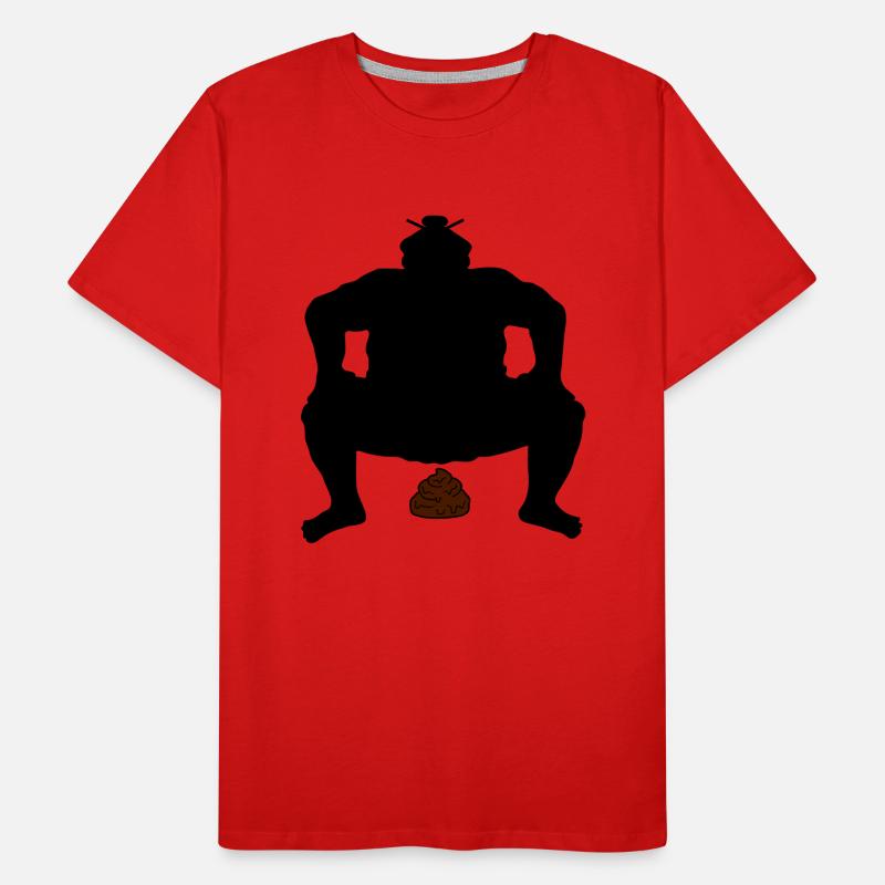 Tas de lutte sumo T-shirt bio Premium Homme