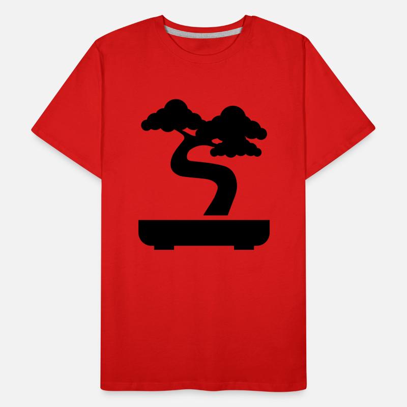 Symbole de l’icône bonsaï T-shirt bio Premium Homme