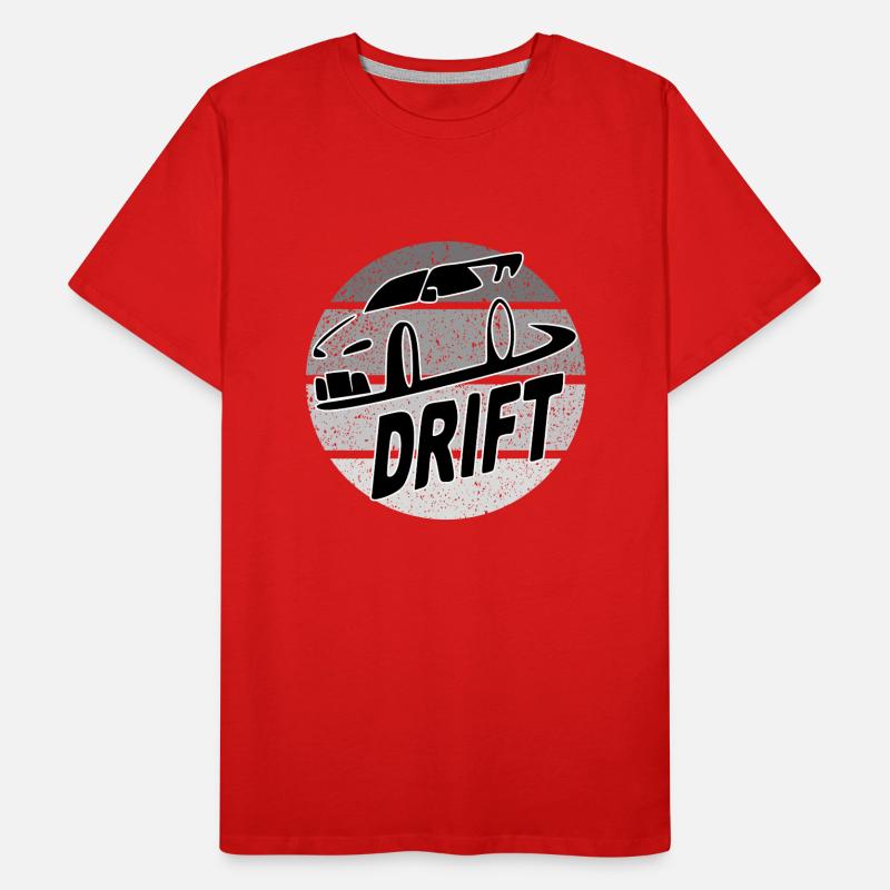 Sprüche Autofahrer Drift Drifting Männer Premium Bio T-Shirt