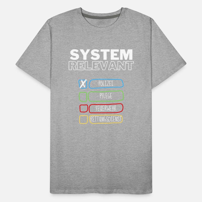 Systemrelevant | Polizei Männer Premium Bio T-Shirt