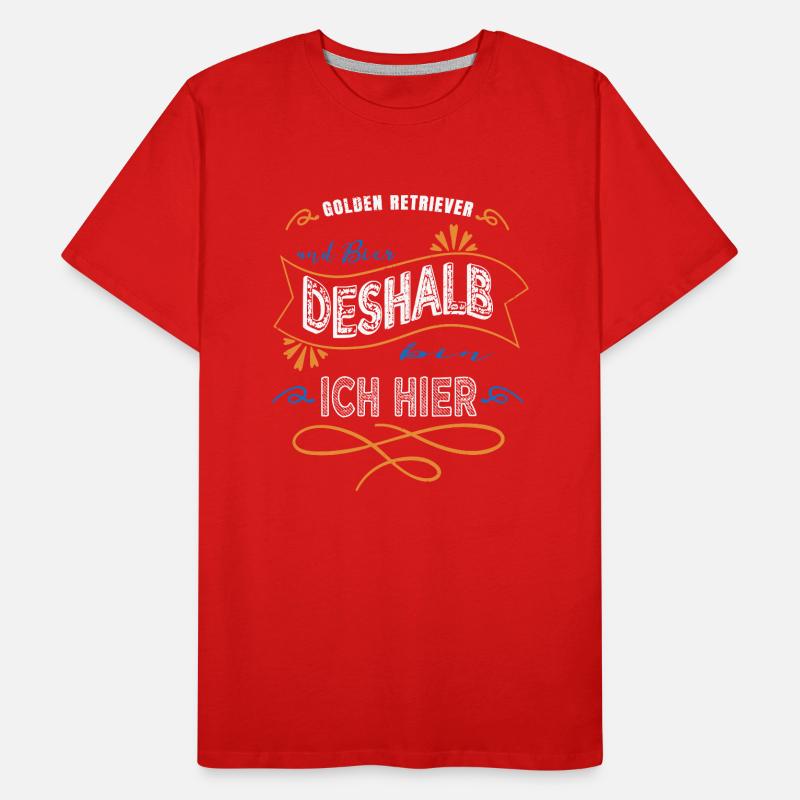 humor feiern geburtstagsgeschenkidee schäferhund Männer Premium Bio T-Shirt