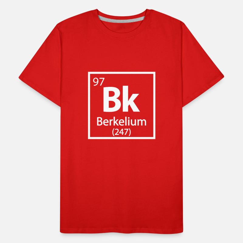 Berkelium Element Periodic Table Men's Premium Organic T-Shirt