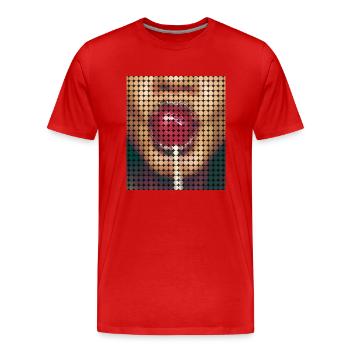 Lolli Wholes - Männer Premium Bio T-Shirt - Rot - Vorne - Damien (186cm)