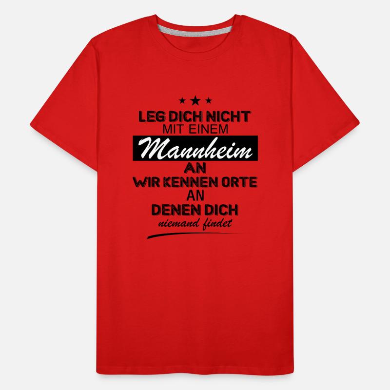 Mannheim Monnem Mannheimat Men's Premium Organic T-Shirt