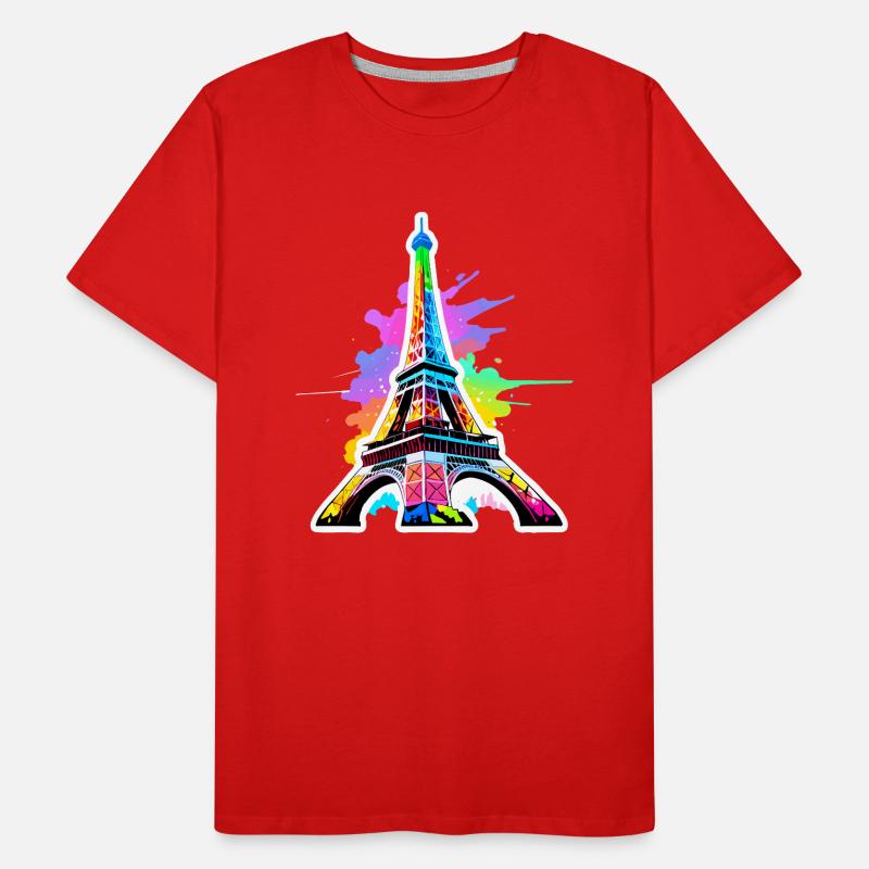 Eiffel tower #18 T-shirt bio Premium Homme