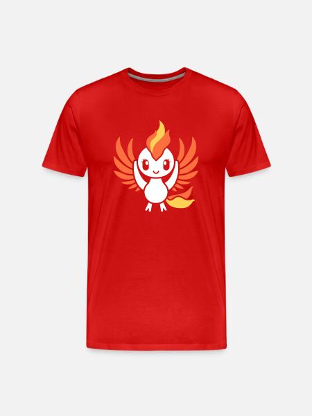 Phoenix - Men's Premium Organic T-Shirt - red