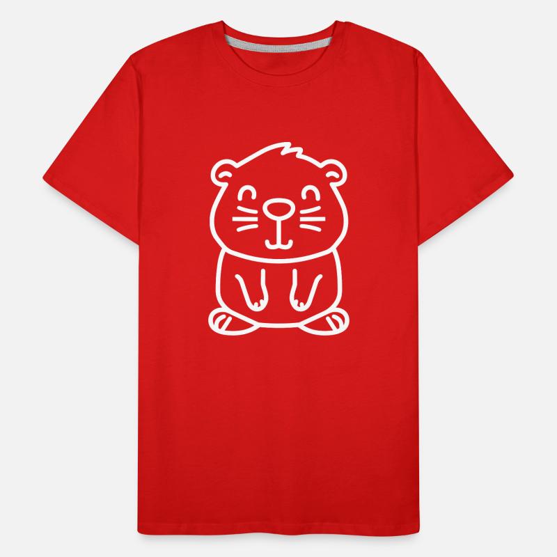 beaver Men's Premium Organic T-Shirt