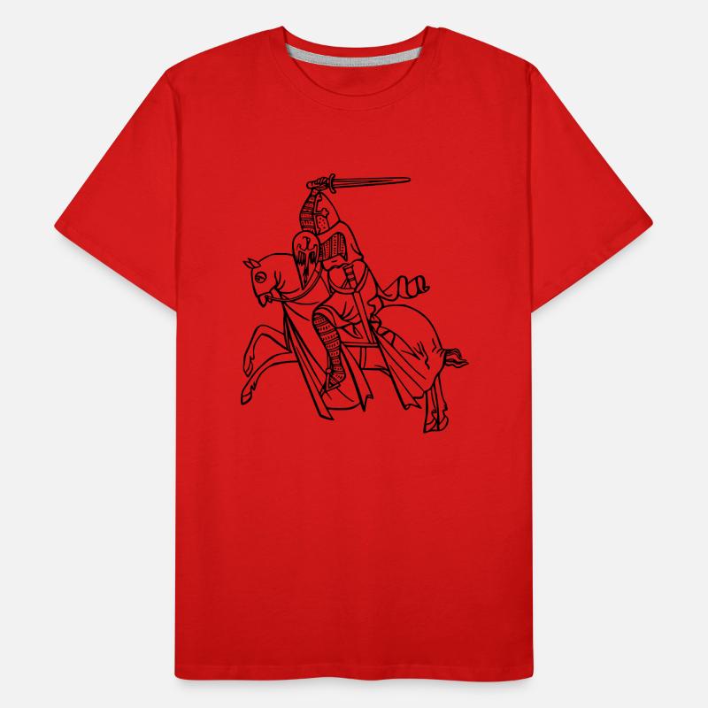 épée épée chevalier chevalier armor9 T-shirt bio Premium Homme
