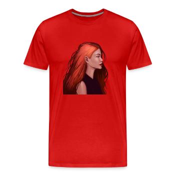 onze rouges - T-shirt bio Premium Homme - rouge - Devant - Damien (186cm)