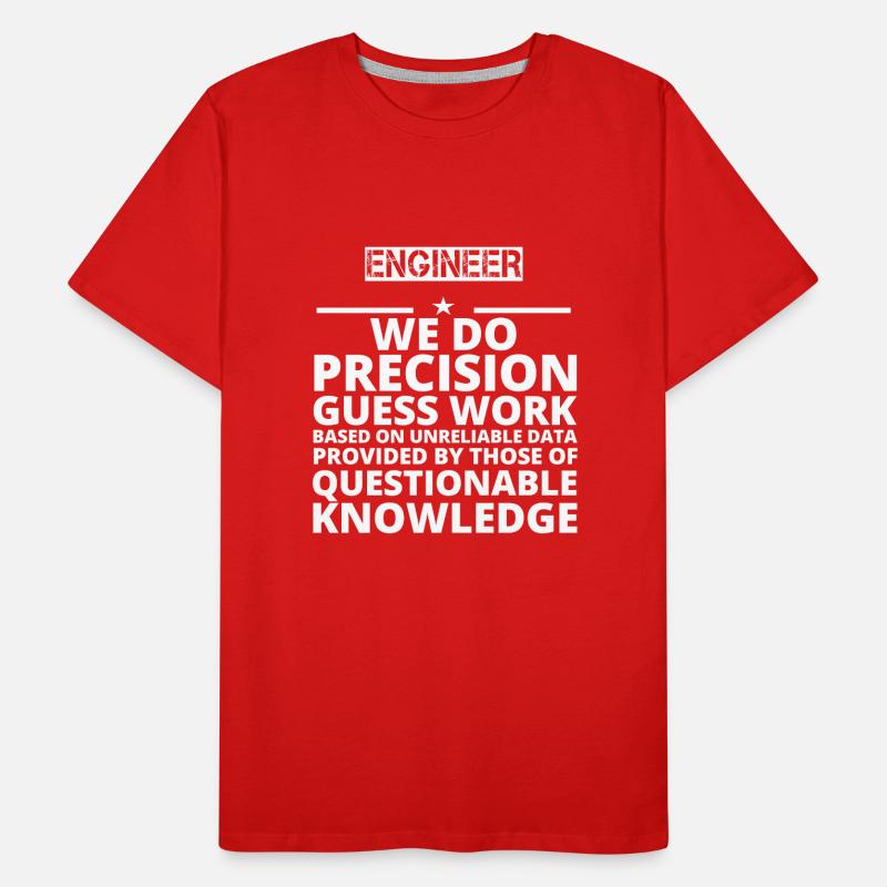 poison problem job precision ENGINEER Men's Premium Organic T-Shirt