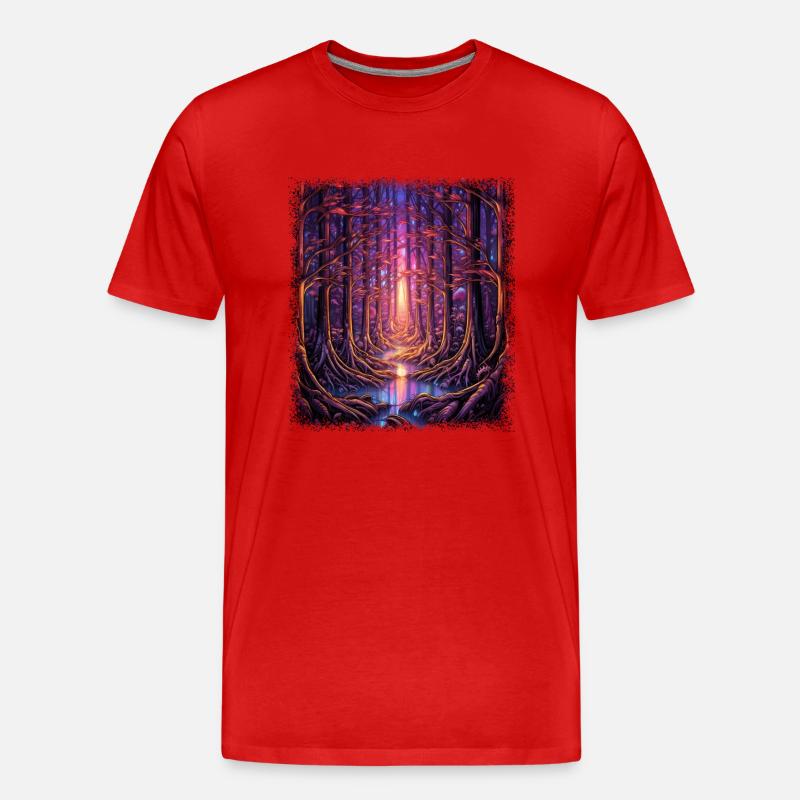 Cuisson mignon chocolat chocolat amoureux - T-shirt bio Premium Homme - rouge