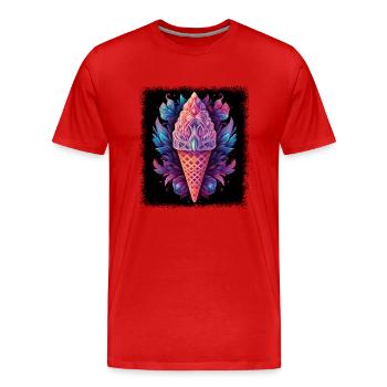 disarmament funny quote present gift idea jokes - Männer Premium Bio T-Shirt - Rot - Vorne - Damien (186cm)