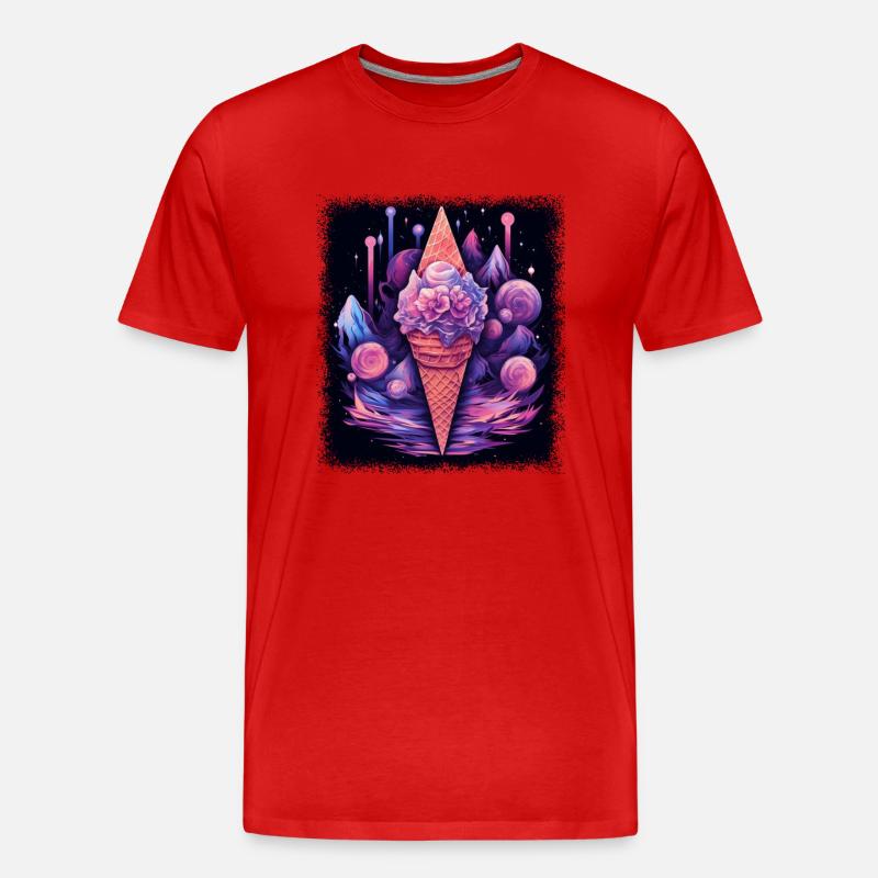 programming language gift computer - Men's Premium Organic T-Shirt - red