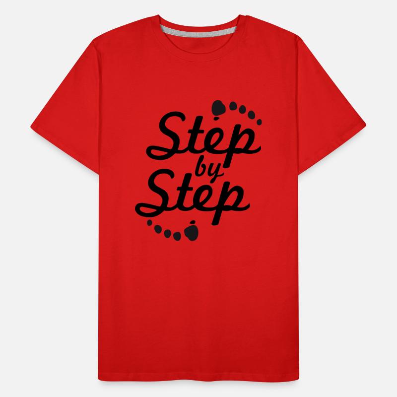 step by step 2 T-shirt bio Premium Homme