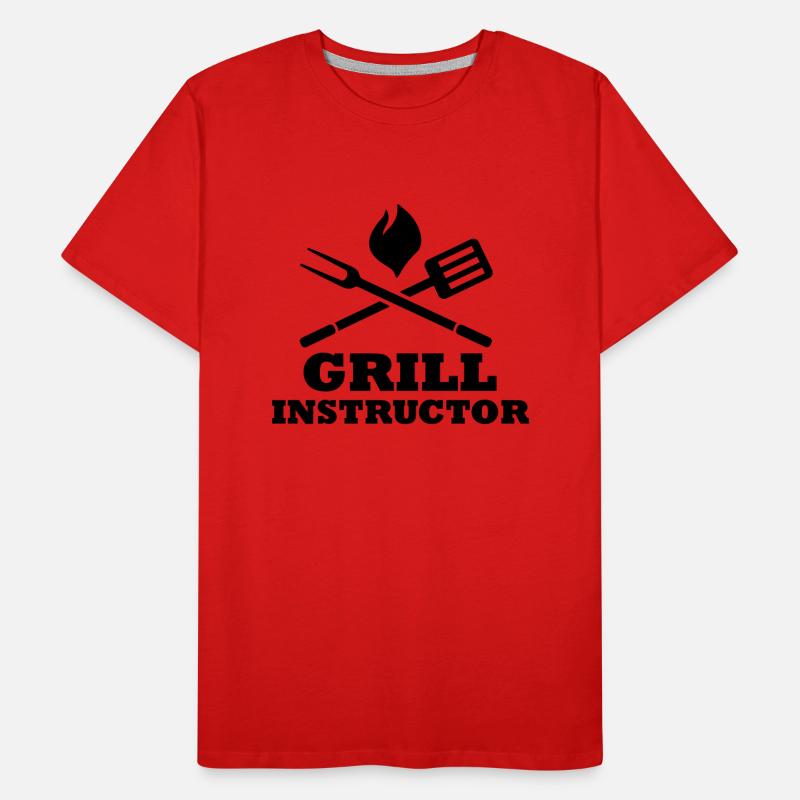 Grill Instructor Men's Premium Organic T-Shirt