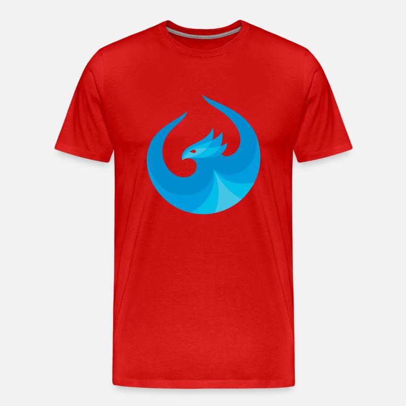 UI5 Phoenix Blue - Männer Premium Bio T-Shirt - Rot