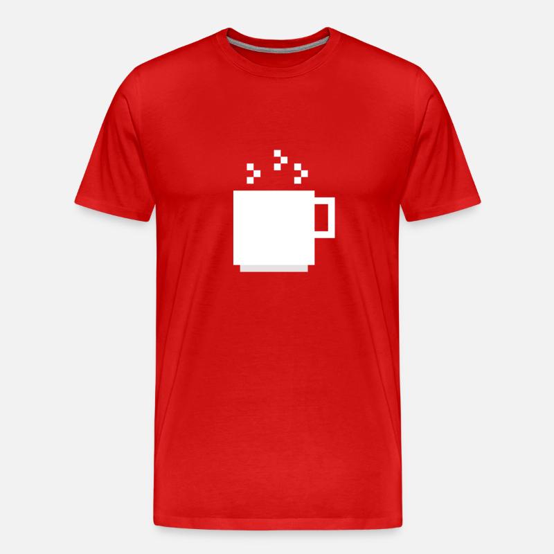 Tasse - Männer Premium Bio T-Shirt - Rot