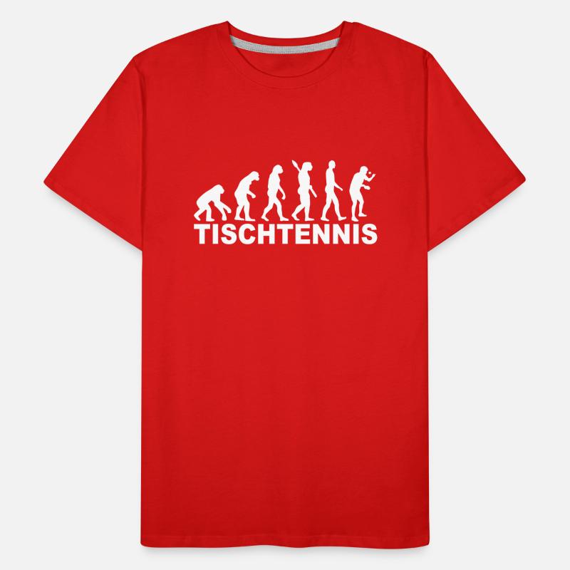 Table Tennis Evolution Men's Premium Organic T-Shirt