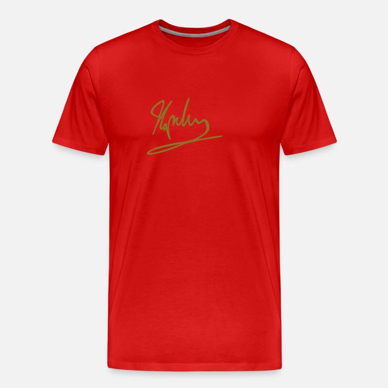 Napoleon - Männer Premium Bio T-Shirt - Rot