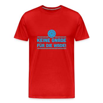 Fahrrad - Männer Premium Bio T-Shirt - Rot - Vorne - Damien (186cm)