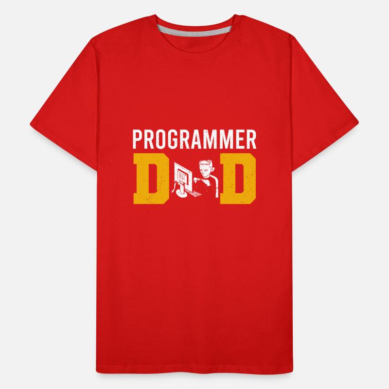Programmierer Programmierung Informatik Computer Männer Premium Bio T-Shirt