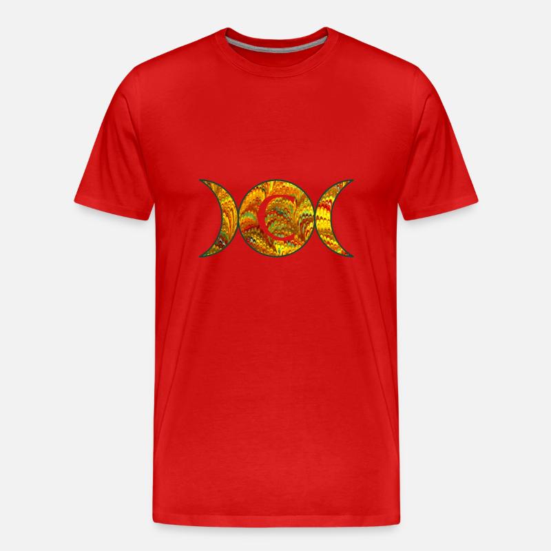 mondphasen e 38 c - Männer Premium Bio T-Shirt - Rot