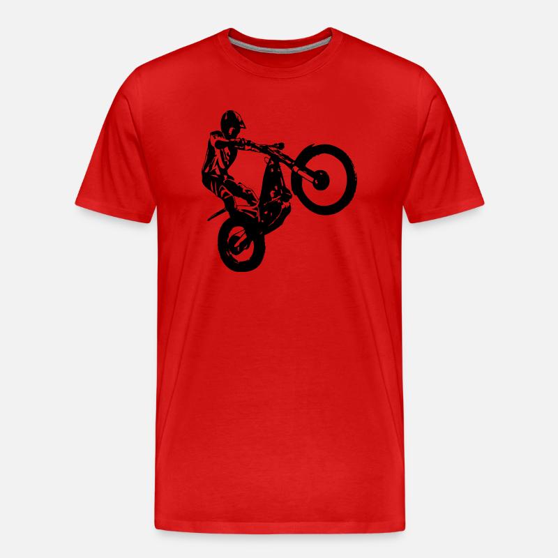 Trial - Männer Premium Bio T-Shirt - Rot