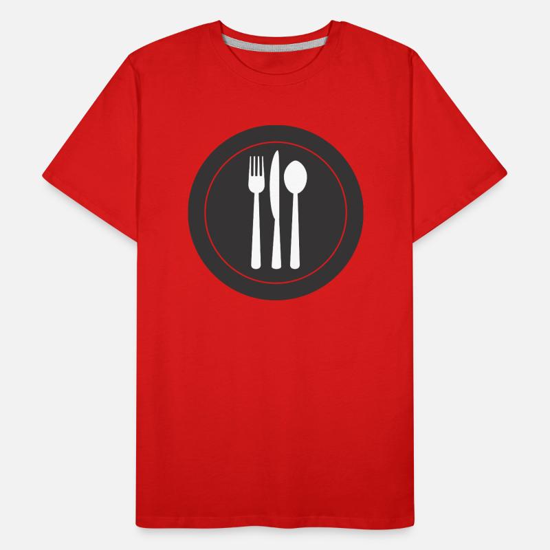 couverts vaisselle flatware silverware cutlery154 T-shirt bio Premium Homme