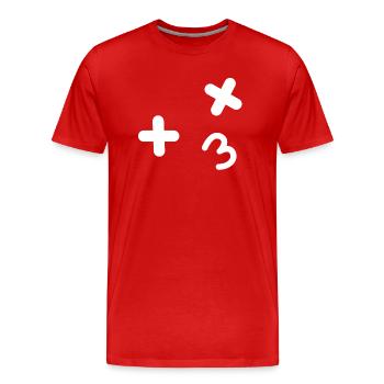 Kiss Emo - Männer Premium Bio T-Shirt - Rot - Vorne - Damien (186cm)