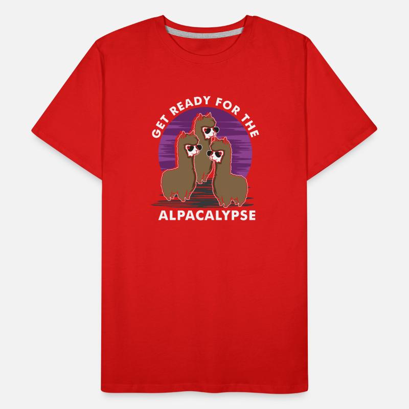 Get ready for the alpakalypse Men's Premium Organic T-Shirt