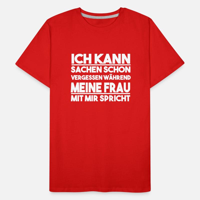 Lustiges Geschenk Mann ehemann Männer Premium Bio T-Shirt