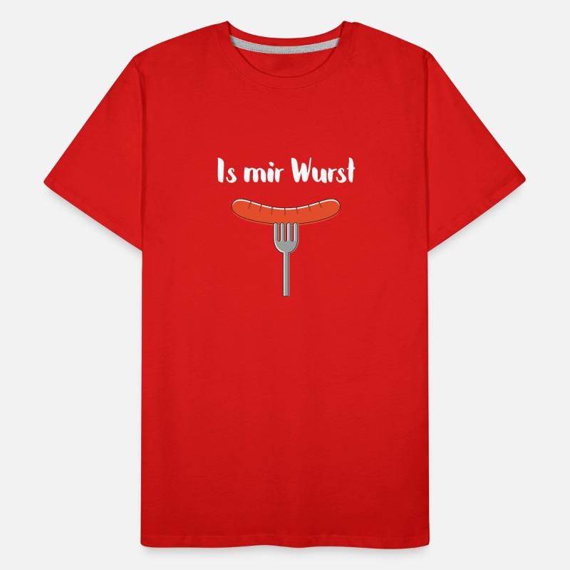 Is mir Wurst Männer Premium Bio T-Shirt