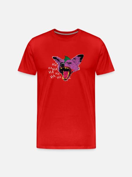 Hyenas - hyena - Men's Premium Organic T-Shirt - red