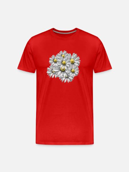 Bunch of flowers - Men's Premium Organic T-Shirt - red
