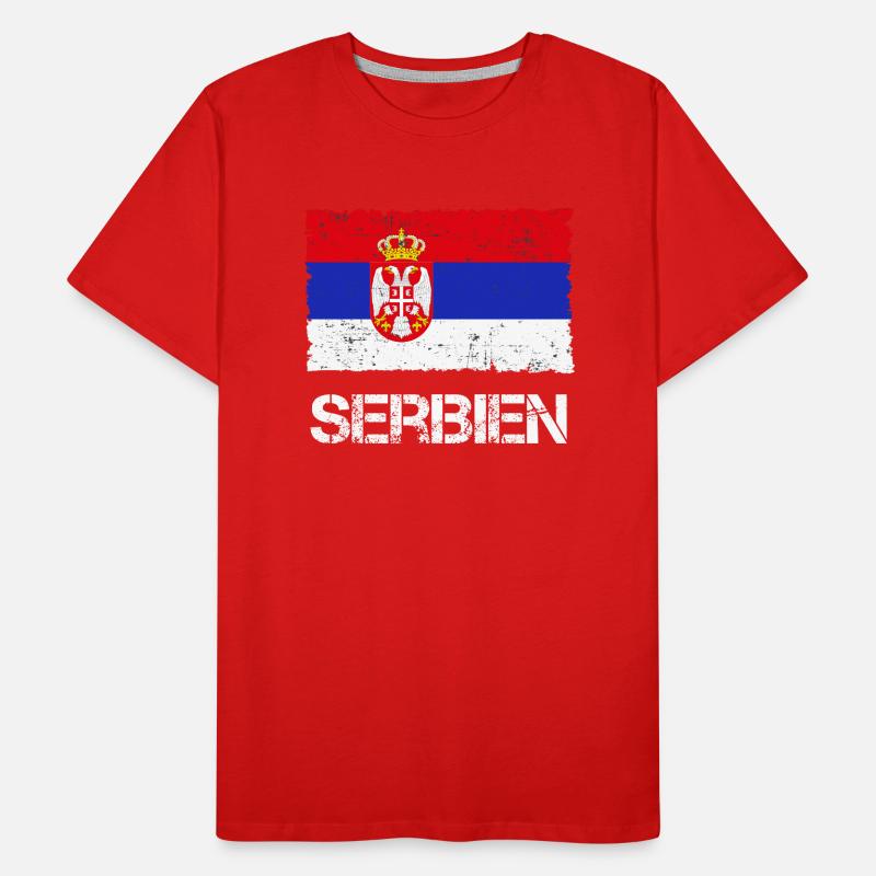 Serbie T-shirt bio Premium Homme