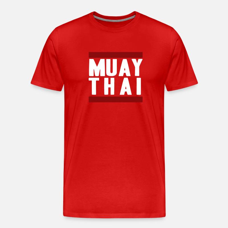 MuayThai - Männer Premium Bio T-Shirt - Rot