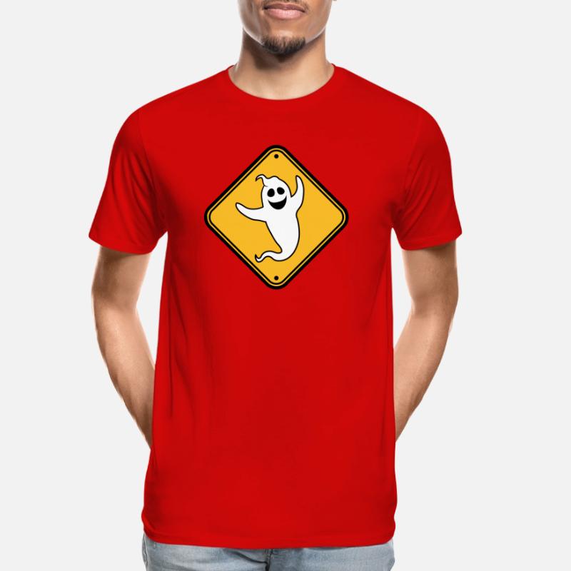 danger caution warning note danger shield vorsi Men's Premium Organic T-Shirt