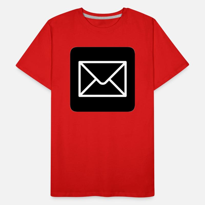 E-Mail! Geschenk Idee Geschenkidee Männer Premium Bio T-Shirt