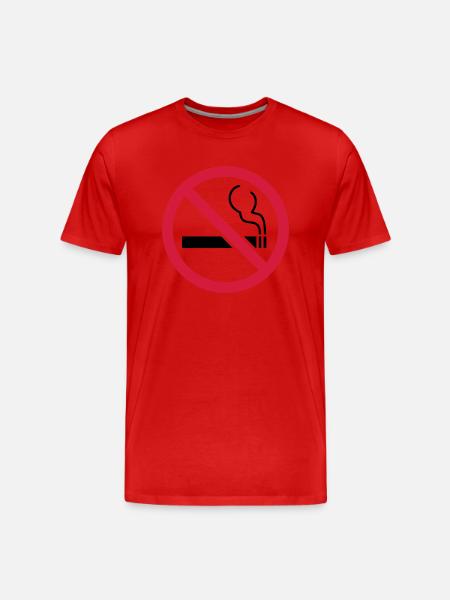 No smoking No smoking - Men's Premium Organic T-Shirt - red