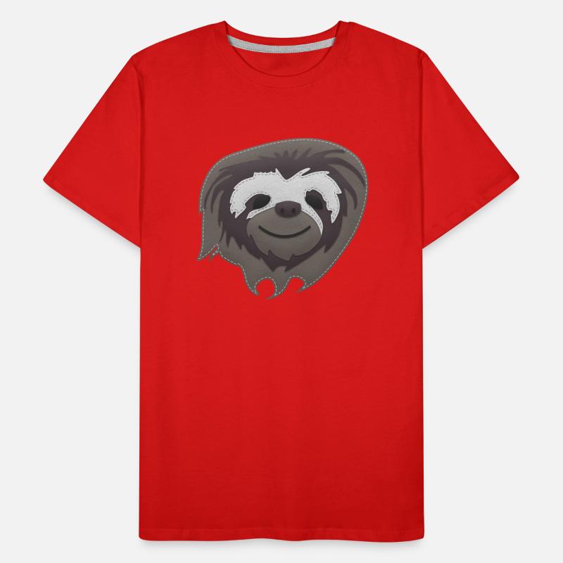Sloth patch Men's Premium Organic T-Shirt